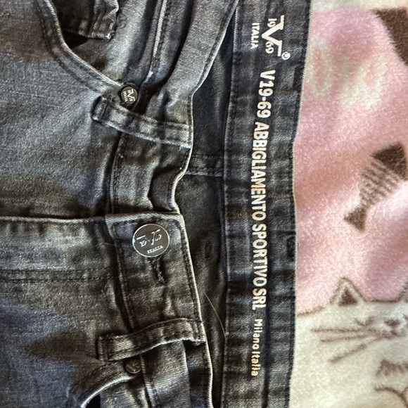 Versace Men's Slim Straight Jeans - Black - Picture 2 of 5